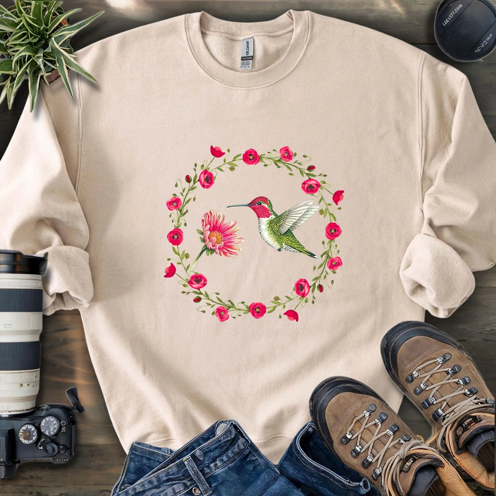 Anna Hummingbird Of California Sweatshirt