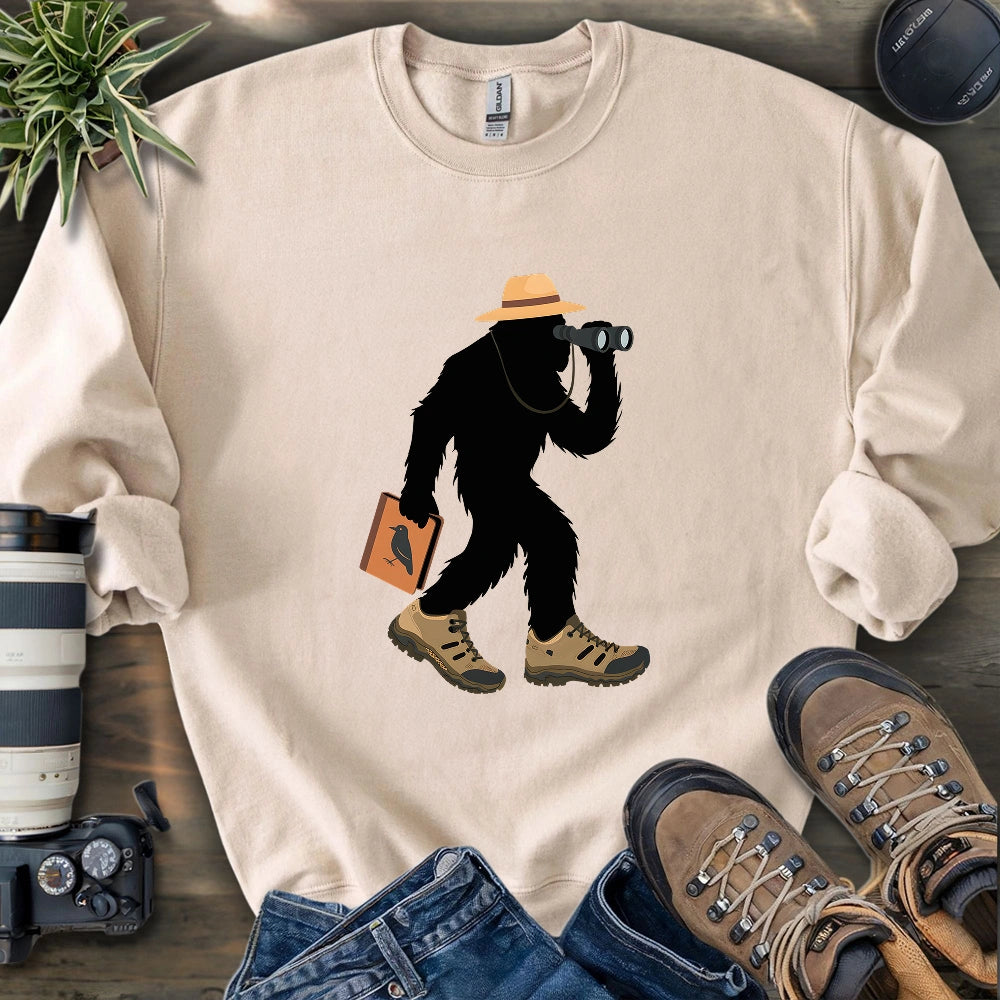 Bird Watching Bigfoot Sweatshirt