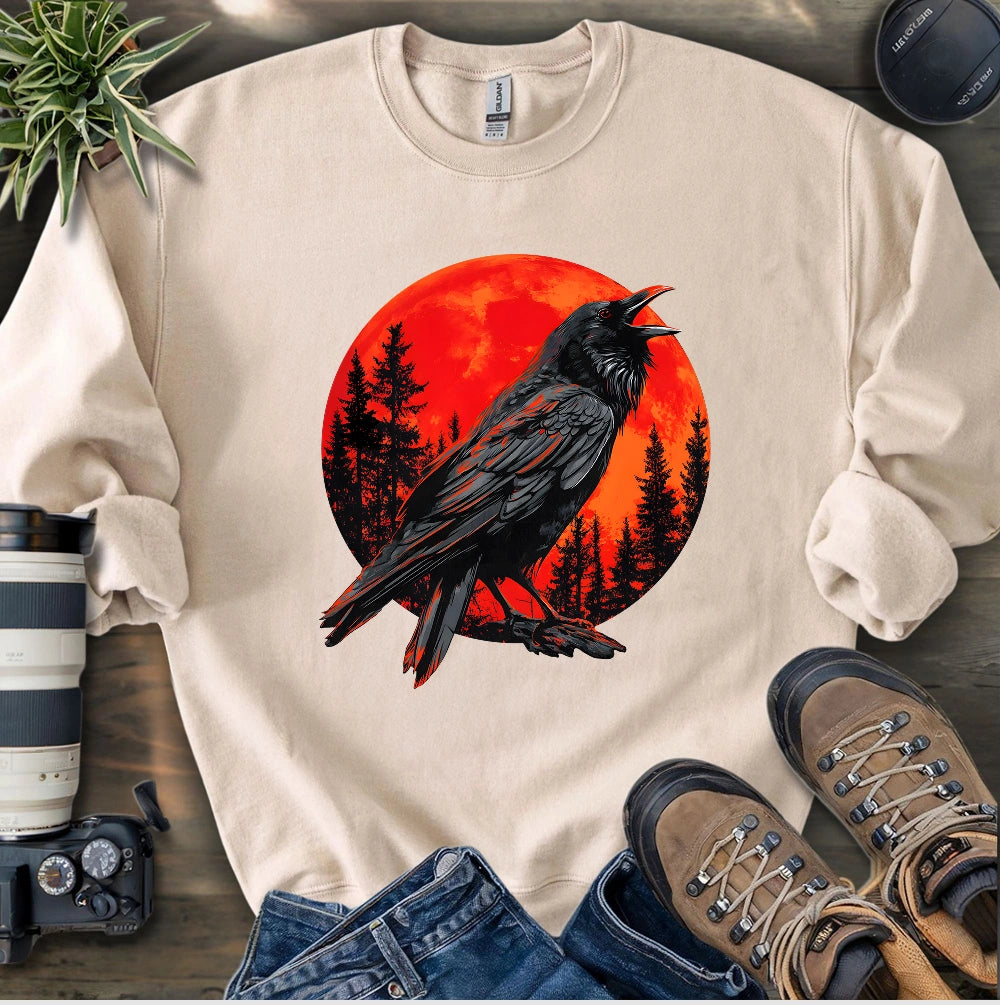 Blood Moon Raven Sweatshirt