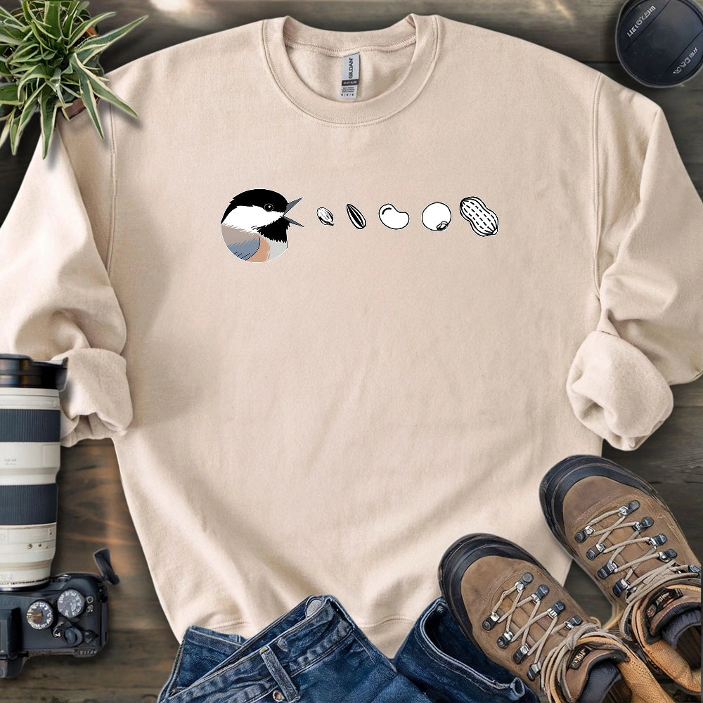 Chickadee Feast Sweatshirt