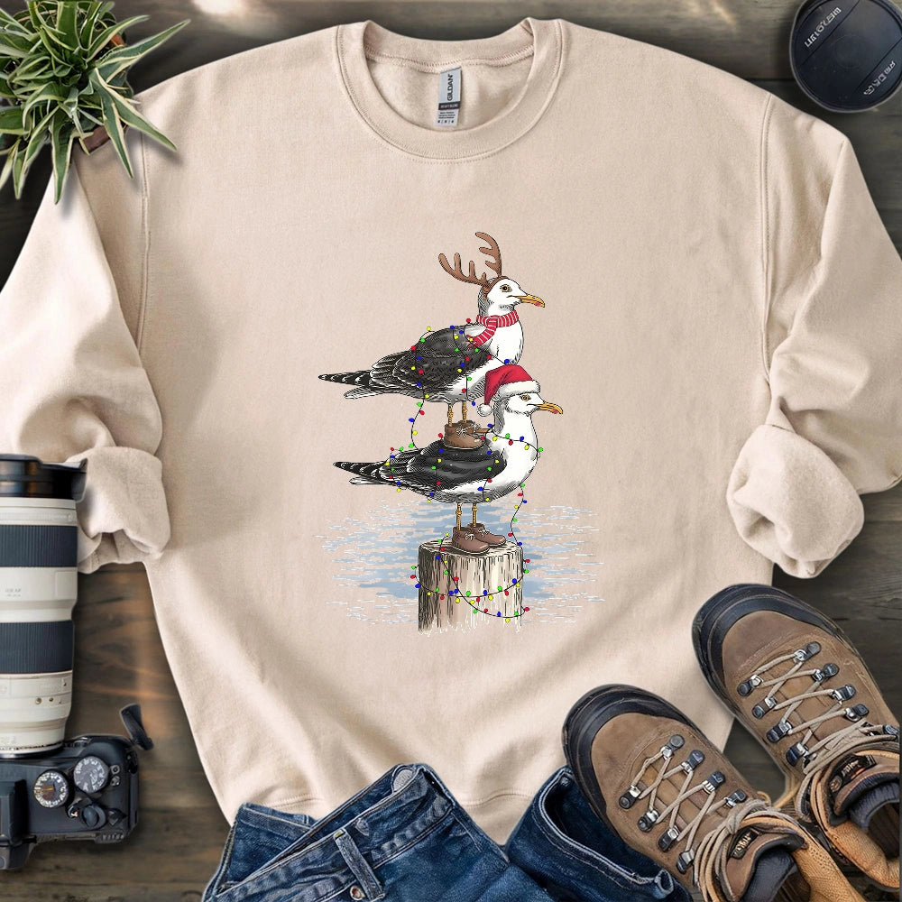 Christmas Seagulls Sweatshirt