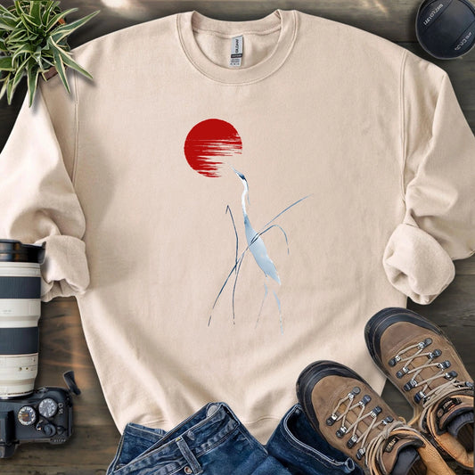 Crane Of The Dawn Sweatshirt
