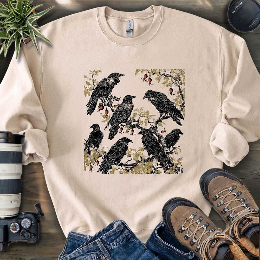 Crow's Secret Garden Sweatshirt