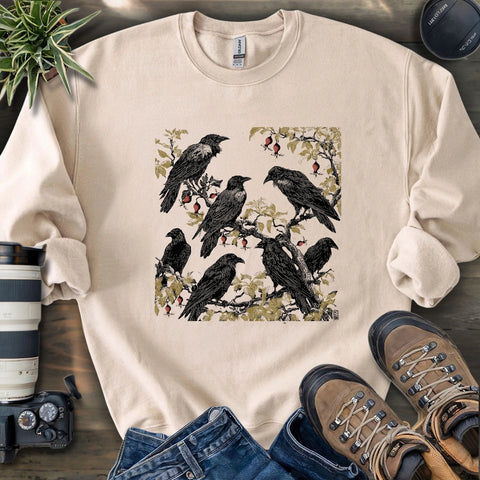 Crow's Secret Garden Sweatshirt