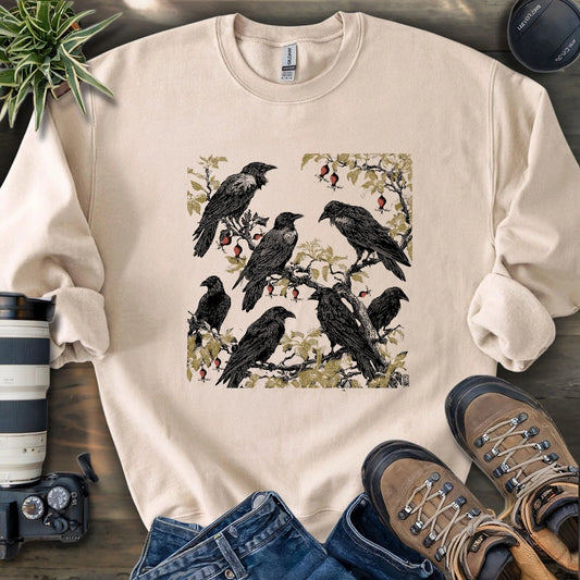 Crow's Secret Garden Sweatshirt