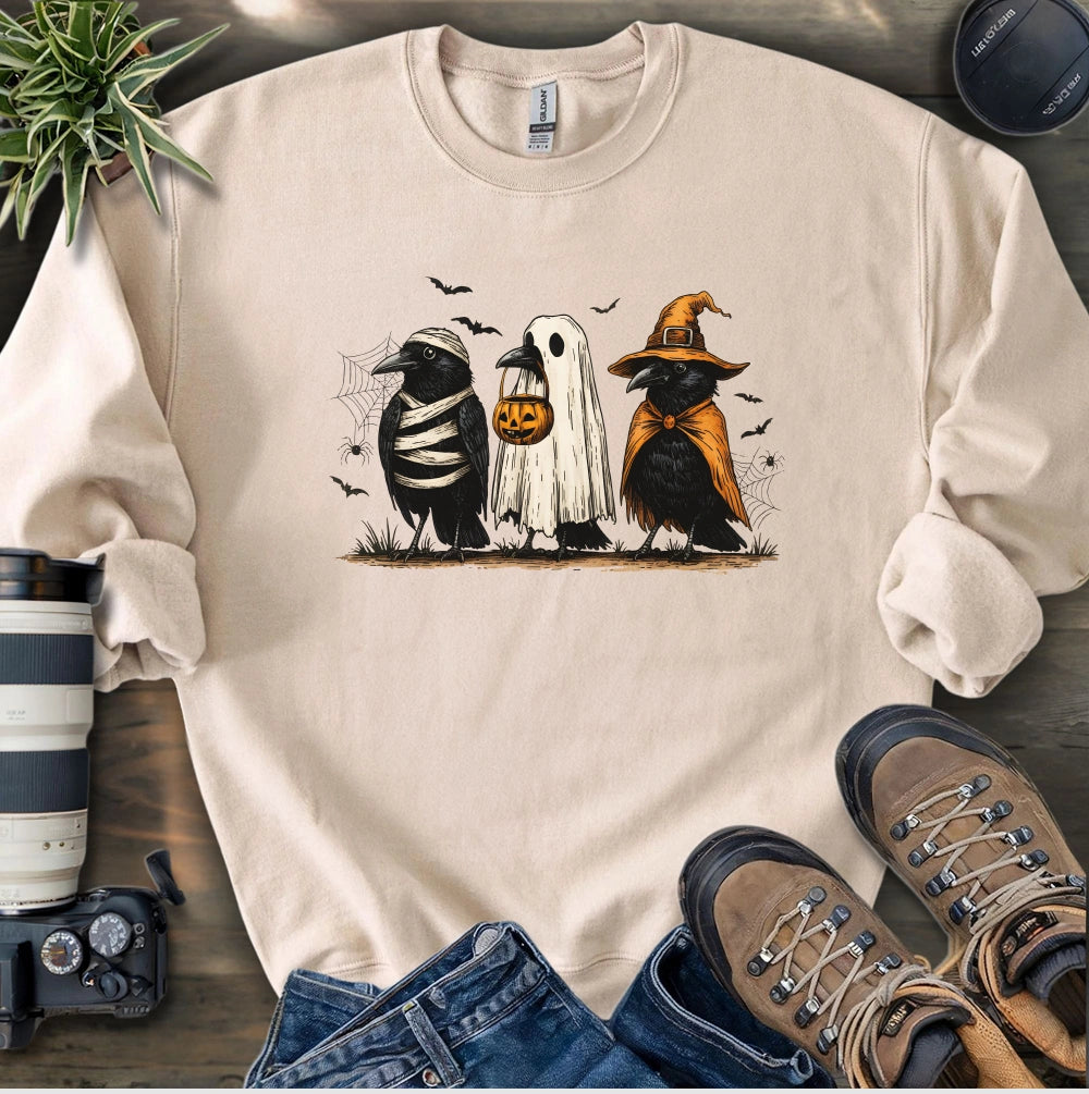 Crows in Costume Sweatshirt