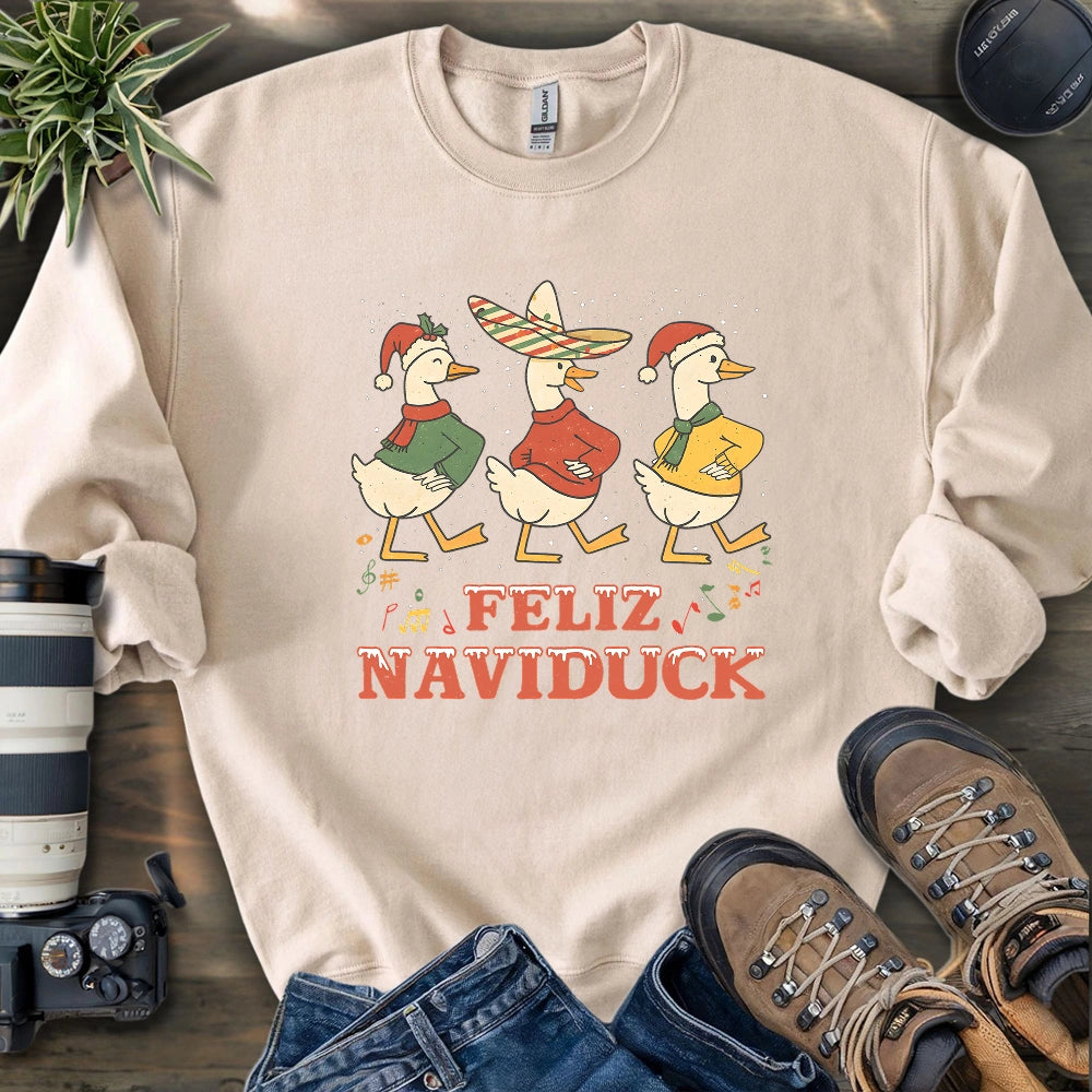 Feliz Naviduck Sweatshirt