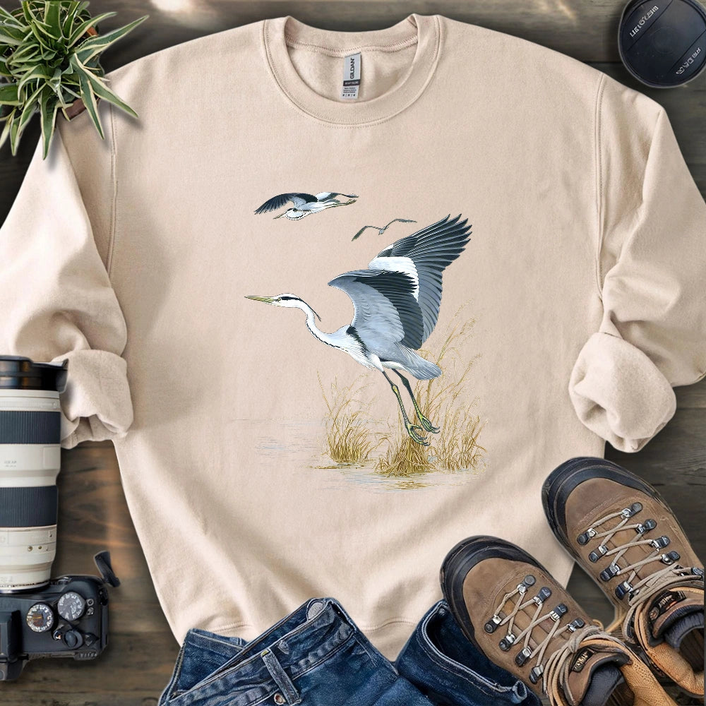 Grace of the Heron Sweatshirt