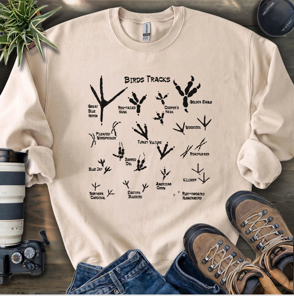 ID Bird Footprints Sweatshirt