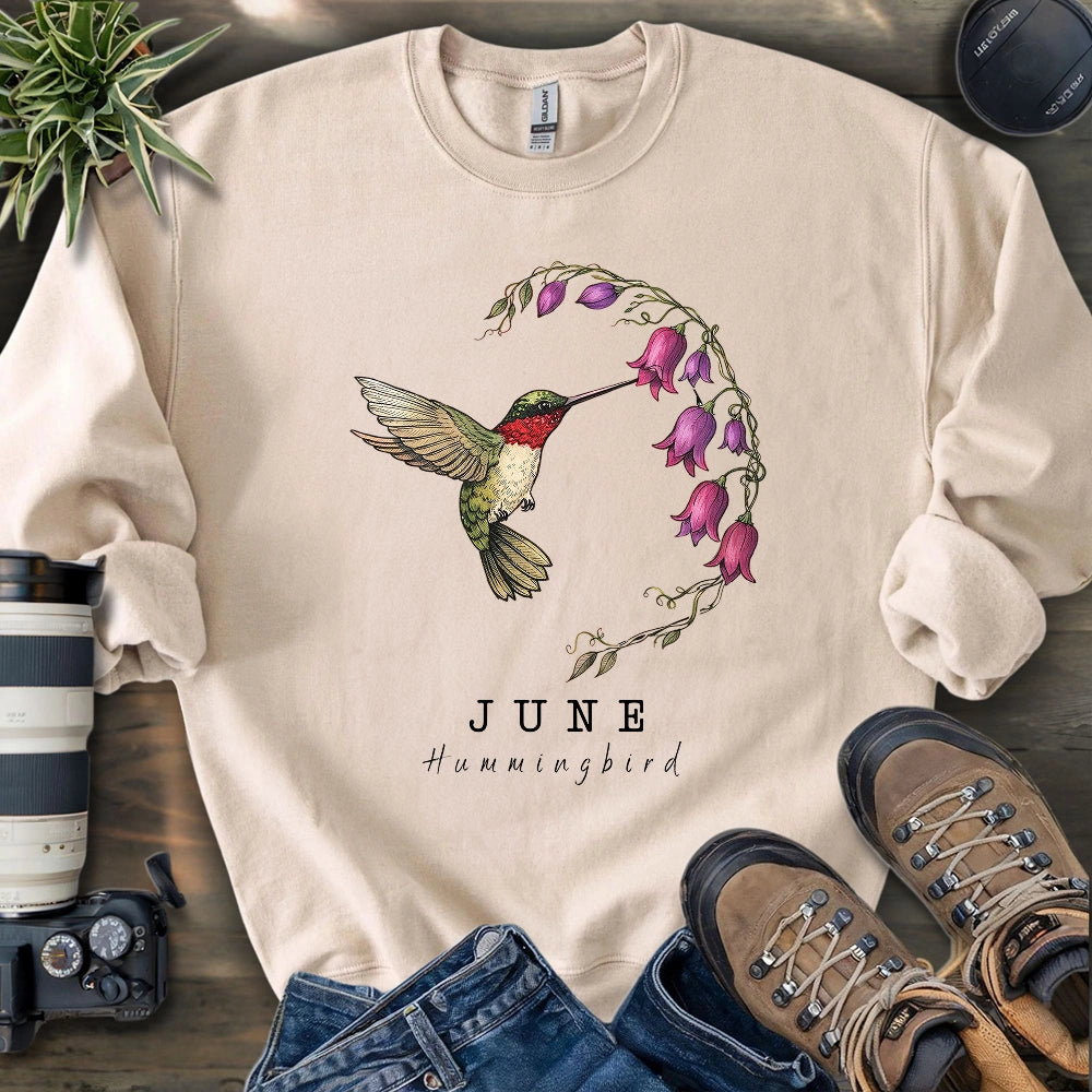 June Hummingbird Sweatshirt