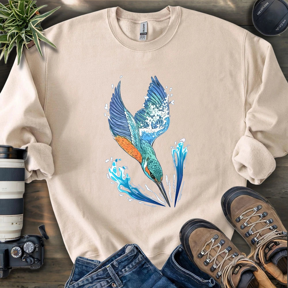 Kingfisher Diving Sweatshirt