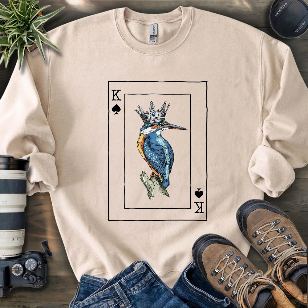 Kingfisher of Spades Sweatshirt