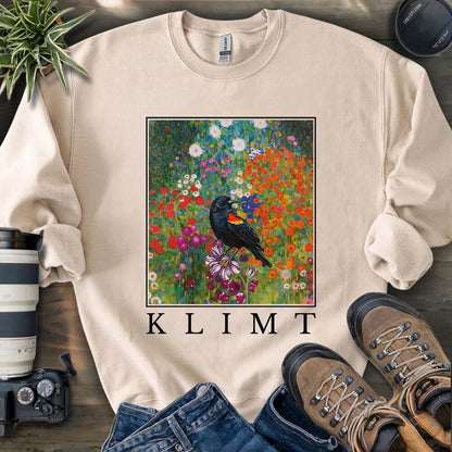 Klimt Blackbird Sweatshirt