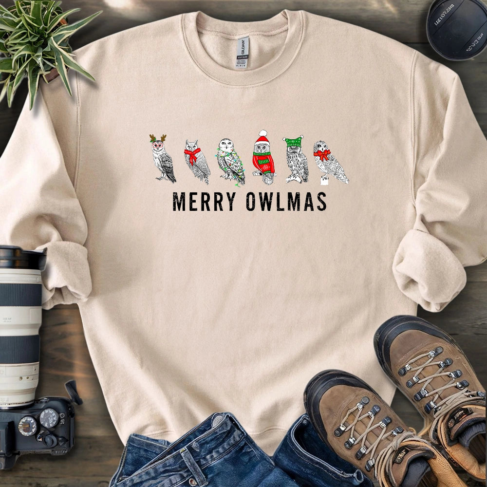 Merry Owlmas Sweatshirt