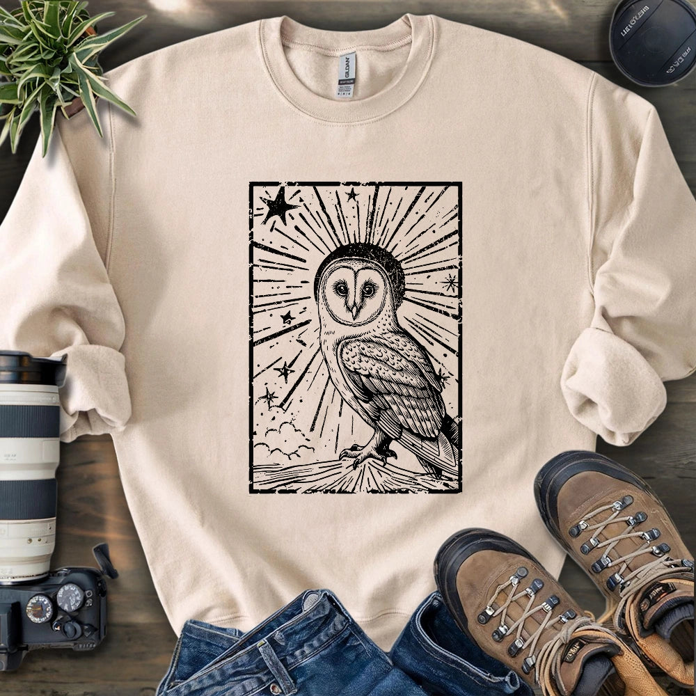 Night Barn Owl Sweatshirt