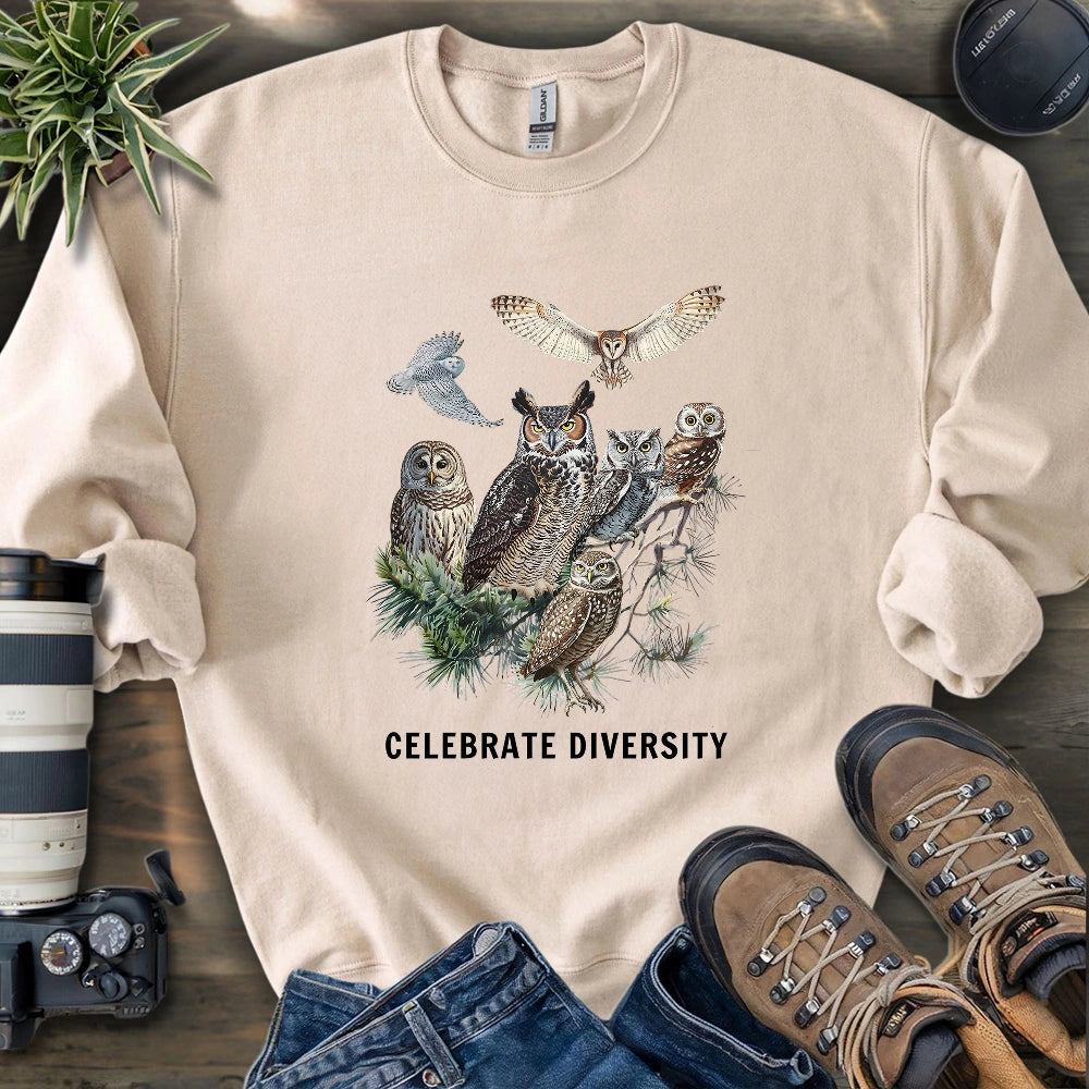 Owl Diversity Sweatshirt