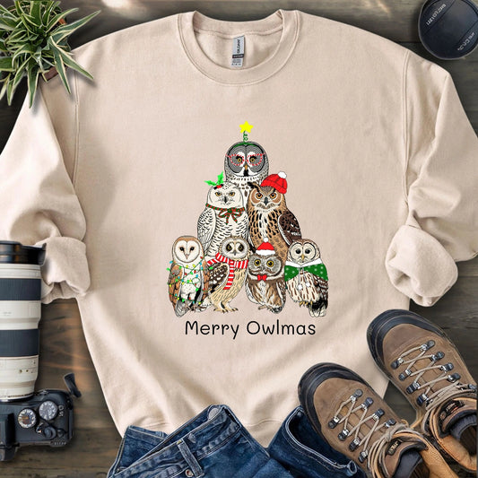 Owl Family Christmas Sweatshirt