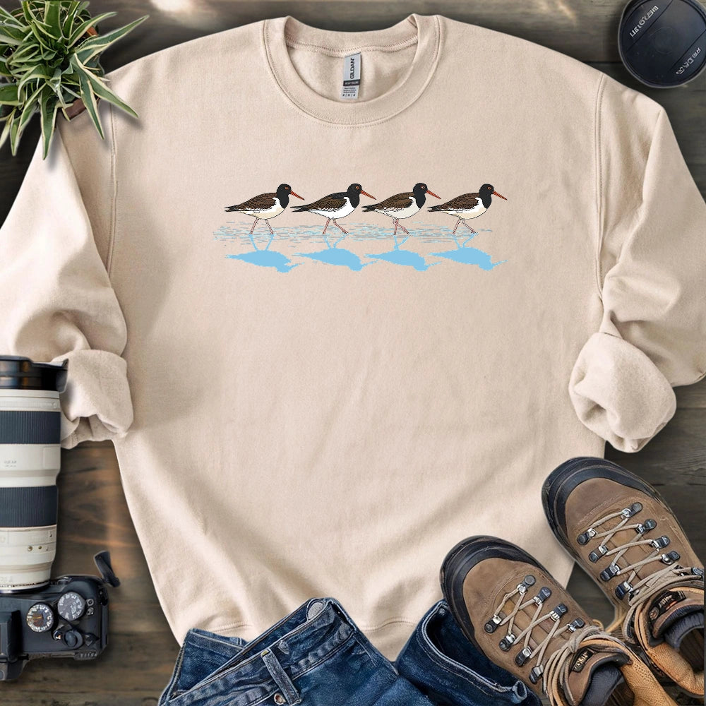 Oystercatchers Walking Sweatshirt