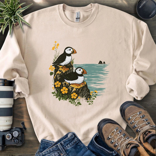 Peaceful Puffins Sweatshirt