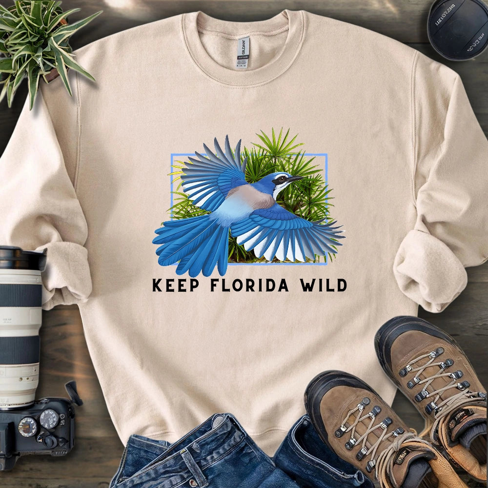 Protect Florida Scrub Jay Sweatshirt