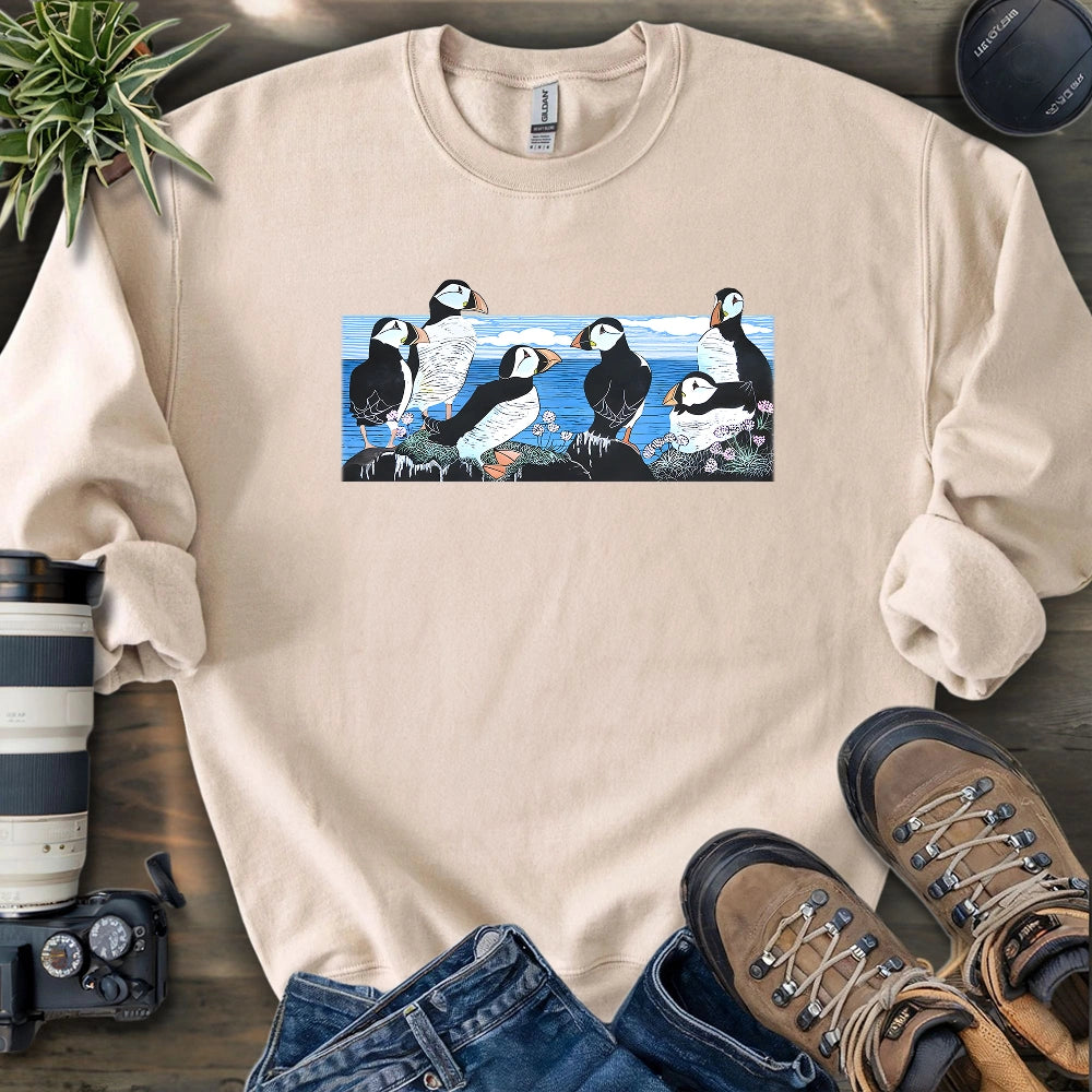 Puffin Circle Sweatshirt
