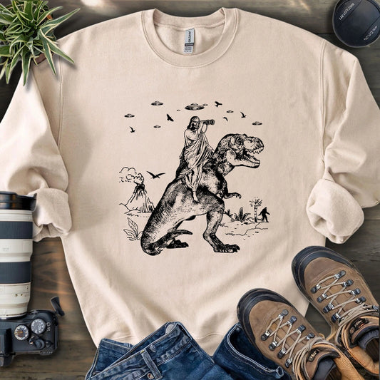 Riding Gators, Spotting Birds Sweatshirt
