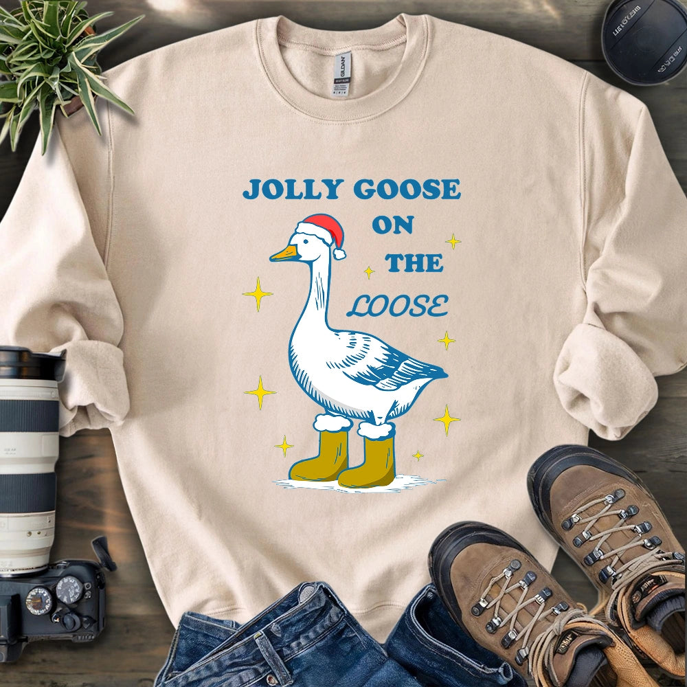 Silly Goose Christmas Sweatshirt