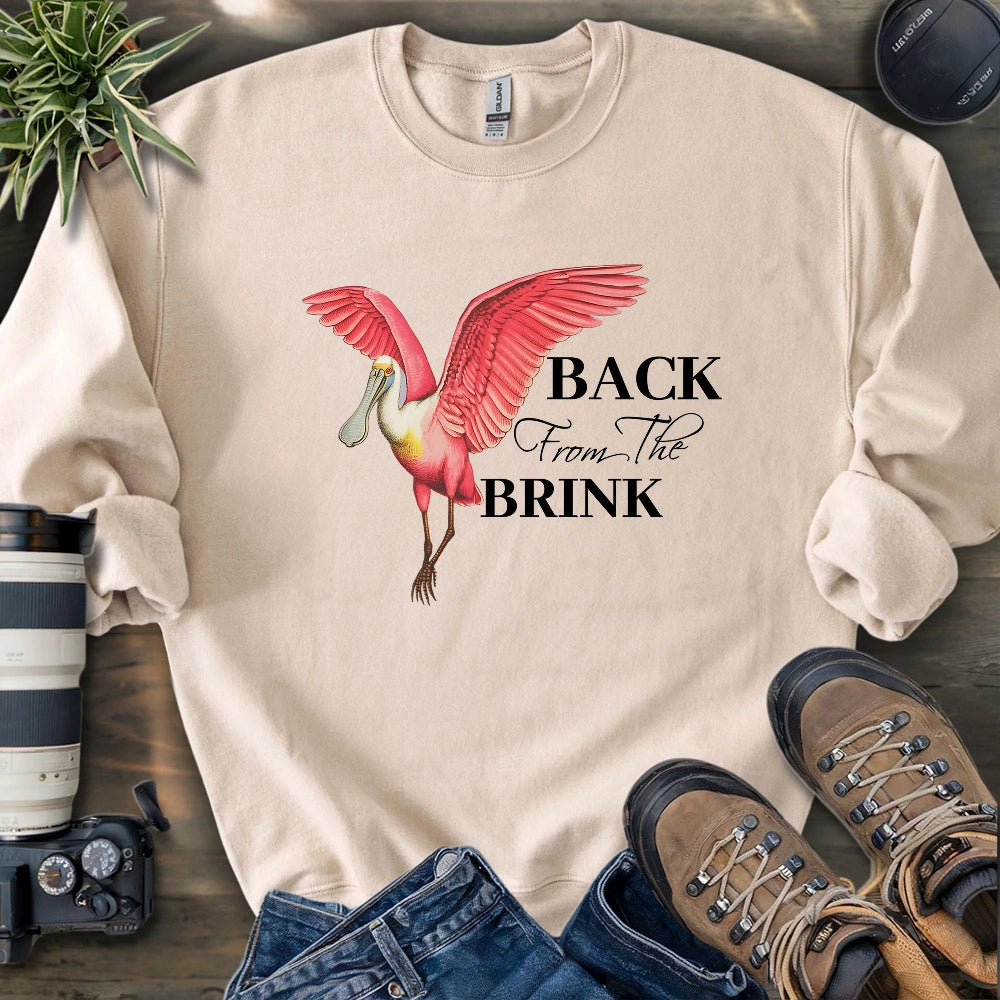 Spoonbill Back From The Brink Sweatshirt