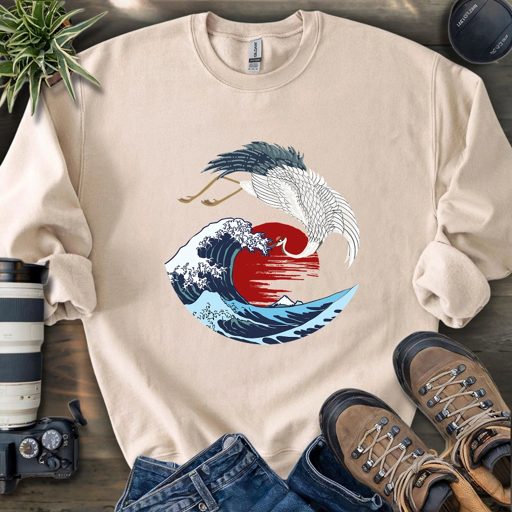 The Japanese Crane Sweatshirt