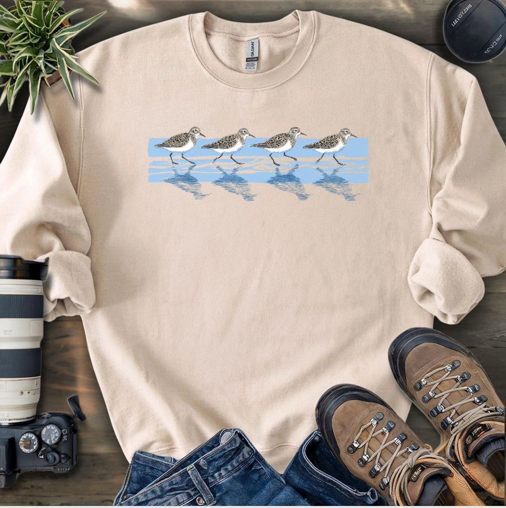 Tidewalking Sandpipers Sweatshirt