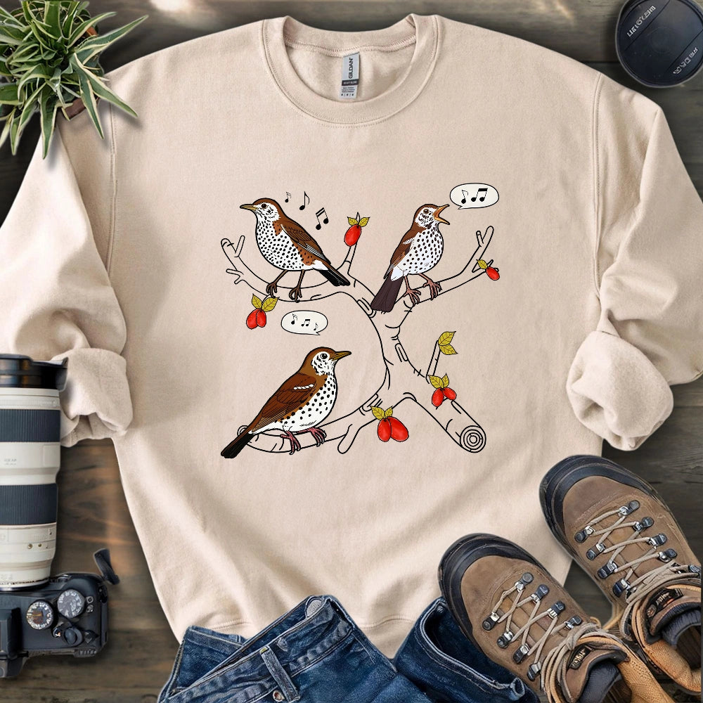 Wood Thrush's Song Sweatshirt