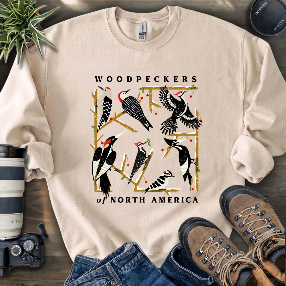 Woodpeckers Of North America Sweatshirt