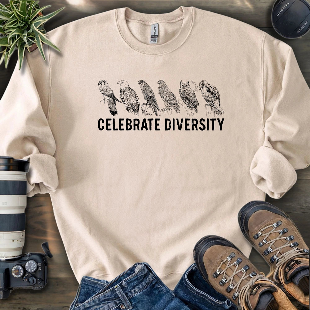 Celebrate Raptor Diversity Sweatshirt
