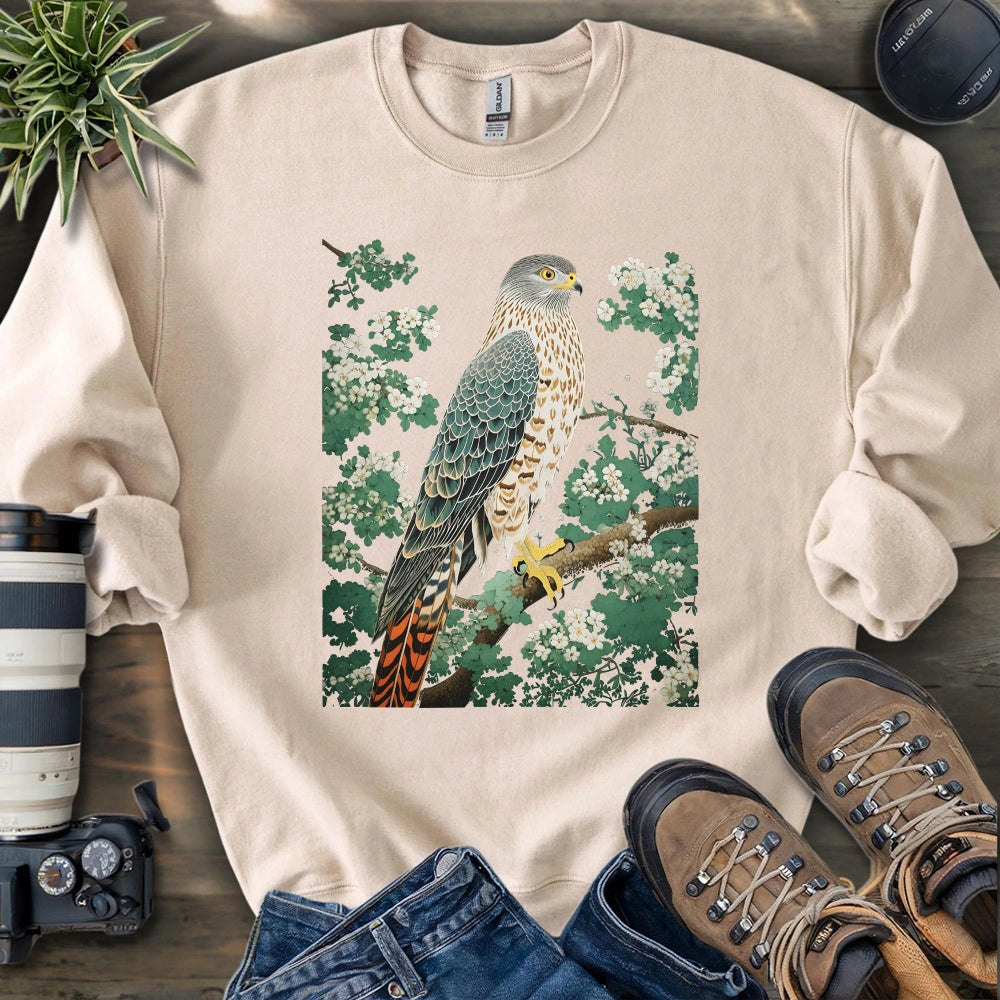 Hawk in Bloom Sweatshirt