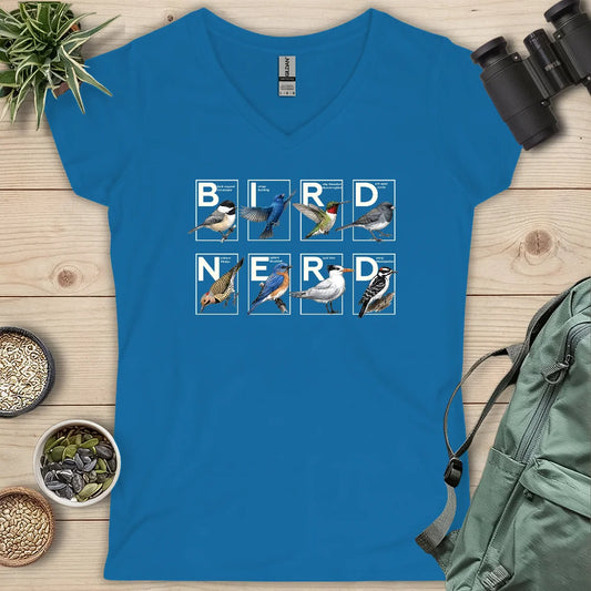 Bird Nerd Shirt Lady V-neck
