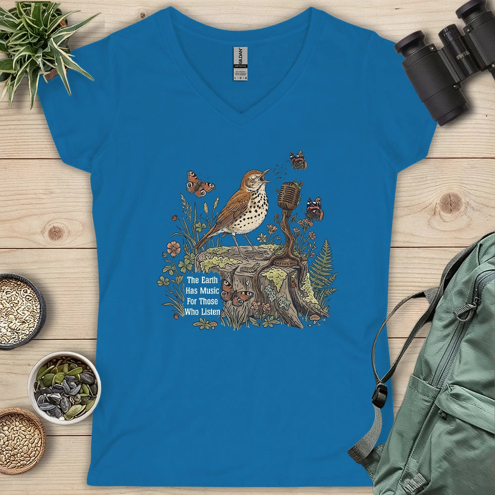 Earth Song Lady V-neck