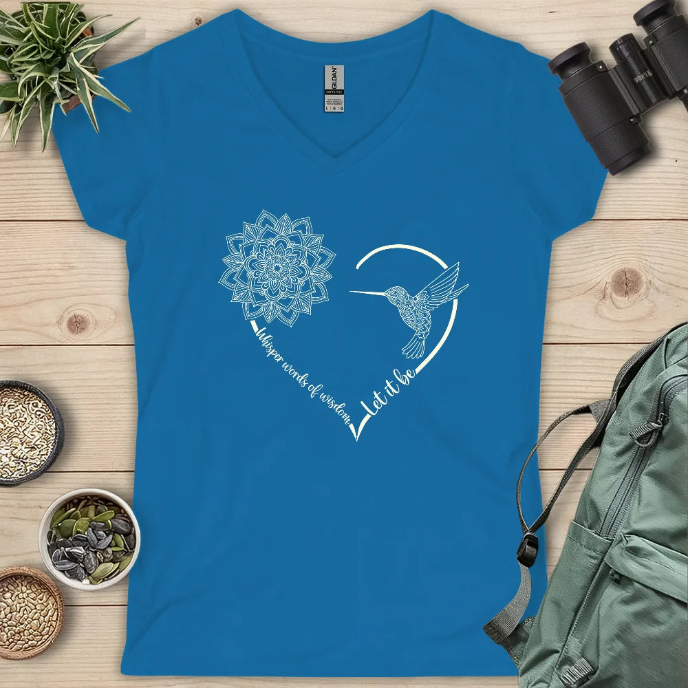 Let It Be Lady V-neck