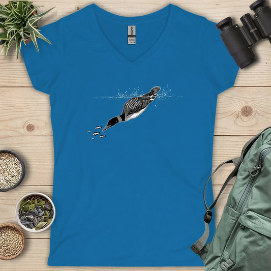 Loon On The Hunt Lady V-neck