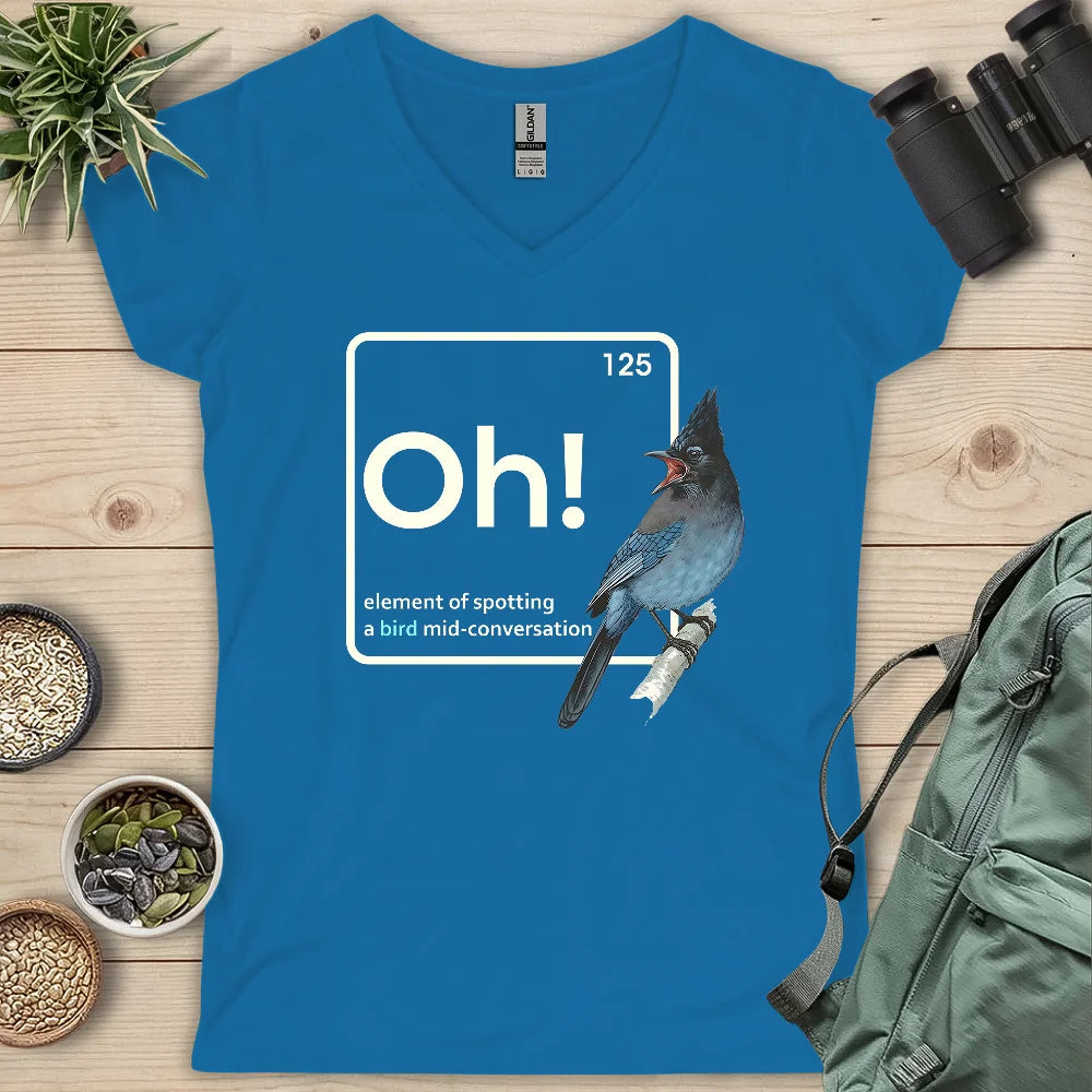 Oh, A Bird! Lady V-neck