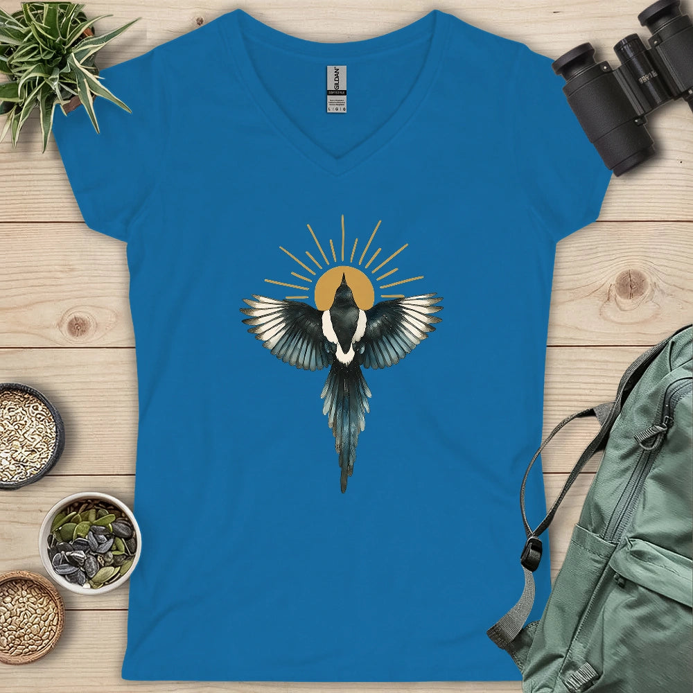 Rise Magpie Lady V-neck
