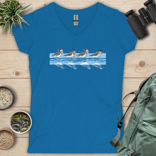 Sandpiper Christmas Parade Lady V-neck