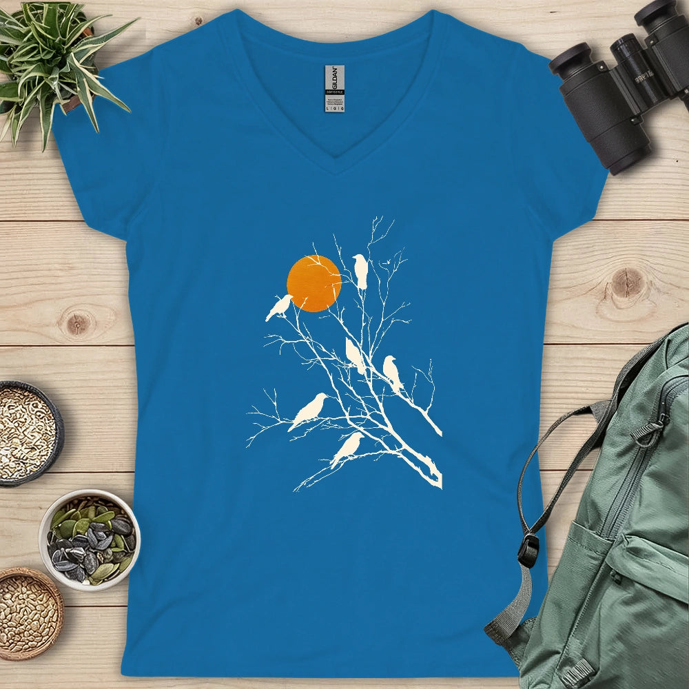 Sunset Murder Lady V-neck