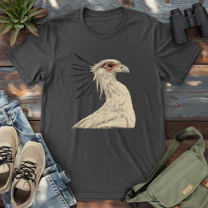 Secretary Bird Sketch T-shirt