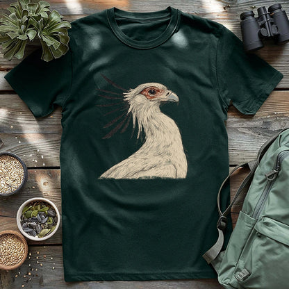 Secretary Bird Sketch T-shirt