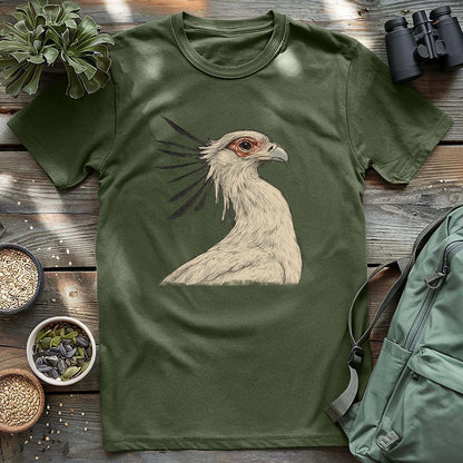 Secretary Bird Sketch T-shirt
