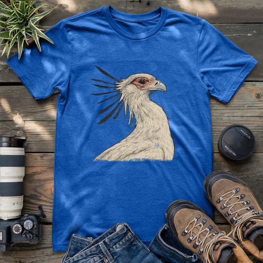 Secretary Bird Sketch T-shirt