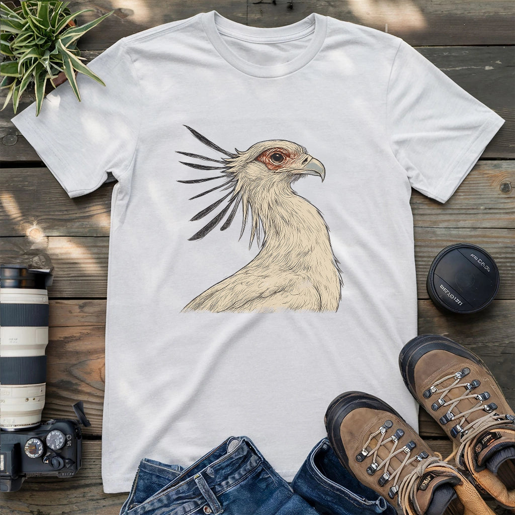 Secretary Bird Sketch T-shirt