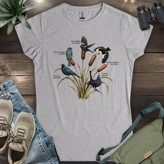 A Gathering of Blackbirds Women's T-shirt