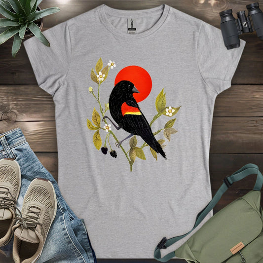 A Red Wing at Dusk Women's T-shirt