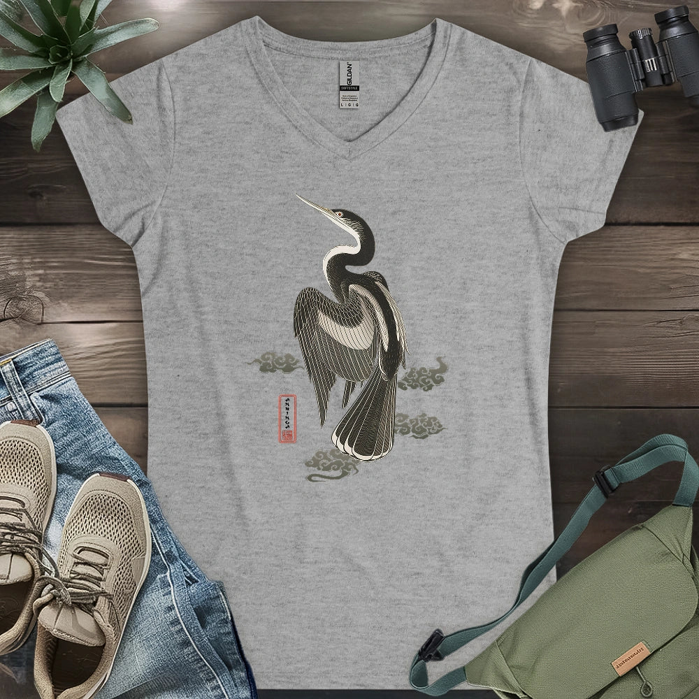 Anhinga Grace Lady V-neck